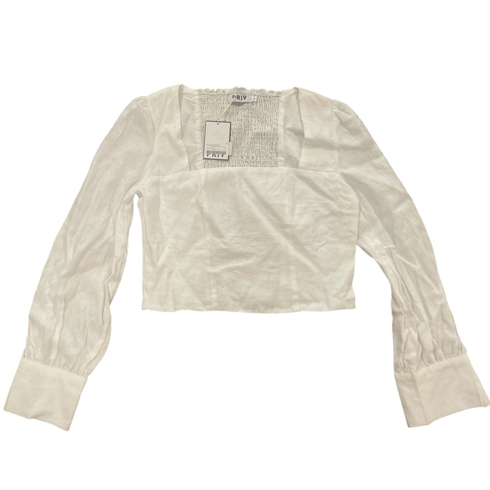 PRIV Linen Long Sleeve Women's Top